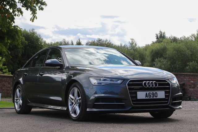 2018 67 Audi A6 2.0 TDI (188) Quattro S Line 4dr S Tronic Euro 6 (MIMI Navigation, Heated Leather Seats, S Line Styling, DAB)