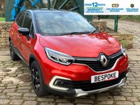 USED 2018 68 RENAULT CAPTUR 0.9 GT LINE TCE 5d 89 BHP STUNNING 2018/68reg CAPTUR TCE 'GT-LINE' - FLAME RED / BLACK ROOF / BLACK ALLOYS - FULL BLACK LEATHER - SATELLITE NAVIGATION - 1 FORMER KEEPER - SERVICE HISTORY - FREE 12 MONTHS WARRANTY / BREAKDOWN RECOVERY INCLUDED