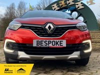 USED 2018 68 RENAULT CAPTUR 0.9 GT LINE TCE 5d 89 BHP STUNNING 2018/68reg CAPTUR TCE 'GT-LINE' - FLAME RED / BLACK ROOF / BLACK ALLOYS - FULL BLACK LEATHER - SATELLITE NAVIGATION - 1 FORMER KEEPER - SERVICE HISTORY - FREE 12 MONTHS WARRANTY / BREAKDOWN RECOVERY INCLUDED
