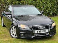 USED 2011 11 AUDI A4 2.0 TDI TECHNIK 4d 134 BHP 