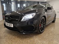 USED 2015 15 MERCEDES-BENZ GLA-CLASS 2.0 GLA45 AMG 4MATIC 5d 360 BHP PACKED WITH OVER &pound;6000 WORTH OF FACTORY EXTRAS THIS IS THE ONE TO BUY