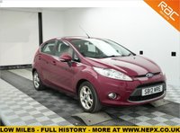USED 2012 12 FORD FIESTA 1.2 ZETEC 5D 81 BHP PARK SENSORS  BLUETOOTH