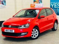USED 2013 13 VOLKSWAGEN POLO 1.2 MATCH EDITION 5 DOOR 59 BHP 1 PRIVATE LADY OWNER