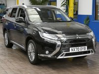 USED 2020 70 MITSUBISHI OUTLANDER 2.4 PHEV DESIGN 5d 222 BHP APP SAT NAV REAR VIEW CAMERA 1 OWNER MITSUBISHI WARRANTY TILL SEPT 2025