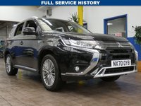 USED 2020 70 MITSUBISHI OUTLANDER 2.4 PHEV DESIGN 5d 222 BHP APP SAT NAV REAR VIEW CAMERA 1 OWNER MITSUBISHI WARRANTY TILL SEPT 2025