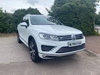 USED 2016 66 VOLKSWAGEN TOUAREG 3.0 V6 R-LINE TDI BLUEMOTION TECHNOLOGY 5d 259 BHP 20in DIAMOND CUT-LEATHER HEATED