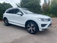 USED 2016 66 VOLKSWAGEN TOUAREG 3.0 V6 R-LINE TDI BLUEMOTION TECHNOLOGY 5d 259 BHP 20in DIAMOND CUT-LEATHER HEATED