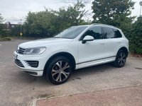USED 2016 66 VOLKSWAGEN TOUAREG 3.0 V6 R-LINE TDI BLUEMOTION TECHNOLOGY 5d 259 BHP 20in DIAMOND CUT-LEATHER HEATED