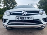 USED 2016 66 VOLKSWAGEN TOUAREG 3.0 V6 R-LINE TDI BLUEMOTION TECHNOLOGY 5d 259 BHP 20in DIAMOND CUT-LEATHER HEATED