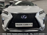USED 2015 65 LEXUS RX 450H F SPORT CVT AUTO PETROL HYBRID EURO 6 UK DELIVERY FLAT FEE &pound;175 (SUBJECT TO DEAL) *OVER 100 IMAGES ON OUR WEBSITE*BESPOKE FINANCE ARRANGED*PART EXCHANGE WELCOME*ALL VEHICLES HPI CLEAR