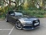 USED 2016 66 AUDI A6 3.0 AVANT TDI BLACK EDITION 5d 215 BHP ULEZ COMPLIANT, 2 FORMER KEEPERS, HEATED SEATS, IVORY LEATHER, AMAZING GREY METALIC PAINT!, 20"ALLOYS, DUAL ZONE CLIMATE, FRONT AND REAR PARKING SENSORS, CRUISE CONTROL,  BOSE SURROUND, ELECTRONICALLY OPERATED SEATS, BLACK PACK, AUTO LIGHTS, ARMREST!