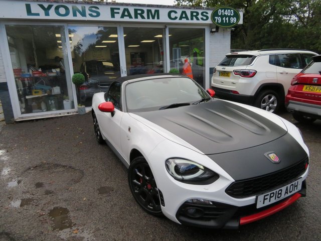 2018 18 Abarth 124 1.4 SPIDER MULTIAIR 2d 168 BHP CONVERTIBLE *VISIBILITY PACK + BOSE SOUND + SAT NAV*