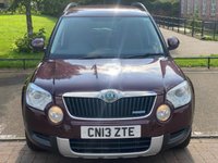 USED 2013 13 SKODA YETI 1.6 ELEGANCE GREENLINE II TDI CR 5d 103 BHP VERY RARE COLOUR COMBINATION