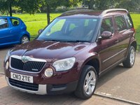 USED 2013 13 SKODA YETI 1.6 ELEGANCE GREENLINE II TDI CR 5d 103 BHP VERY RARE COLOUR COMBINATION