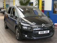 USED 2016 16 CITROEN C4 GRAND PICASSO 2.0 BLUEHDI EXCLUSIVE PLUS 5d 148 BHP EURO 6 CAZ ULEZ COMPLIANT &pound;35 ROAD TAX SAT NAV PANORAMIC SUNROOF REAR CAMERA 2 OWNERS 7 SERVICES TO 97K MILES
