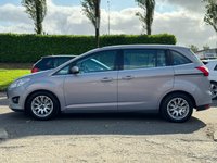 USED 2011 11 FORD GRAND C-MAX 2.0 TITANIUM TDCI 5d 138 BHP FRONT AND REAR PARKING SENSORS +  CRUISE CONTROL +  DAB RADIO +  AUX +  BLUETOOTH +  DUAL ZONE CLIMATE CONTROL +  FRONT SCREEN DEFOGGER +  AUTO RETRACTABLE MIRRORS +  KEY LESS START +  16 INCH ALLOY WHEELS +