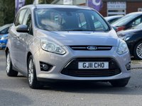 USED 2011 11 FORD GRAND C-MAX 2.0 TITANIUM TDCI 5d 138 BHP FRONT AND REAR PARKING SENSORS +  CRUISE CONTROL +  DAB RADIO +  AUX +  BLUETOOTH +  DUAL ZONE CLIMATE CONTROL +  FRONT SCREEN DEFOGGER +  AUTO RETRACTABLE MIRRORS +  KEY LESS START +  16 INCH ALLOY WHEELS +