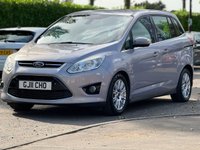 USED 2011 11 FORD GRAND C-MAX 2.0 TITANIUM TDCI 5d 138 BHP FRONT AND REAR PARKING SENSORS +  CRUISE CONTROL +  DAB RADIO +  AUX +  BLUETOOTH +  DUAL ZONE CLIMATE CONTROL +  FRONT SCREEN DEFOGGER +  AUTO RETRACTABLE MIRRORS +  KEY LESS START +  16 INCH ALLOY WHEELS +