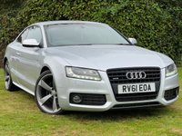 USED 2011 61 AUDI A5 2.0 TFSI QUATTRO BLACK EDITION 2d 208 BHP 