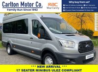 USED 2016 16 FORD TRANSIT 460 TDCI 125 L4H3 TREND 17 SEAT MINIBUS [ A/C ] HIGH ROOF DRW  AIR CON STUNNING EXAMPLE