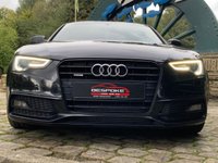 USED 2014 64 AUDI A5 2.0 TDI QUATTRO BLACK EDITION S/S 2d 174 BHP 2014/64reg 'LIMITED EDITION' AUDI A5 2.0 TDi 'BLACK EDITION' AUTOMATIC COUPE 2DR - FULL S-EMBOSSED HEATED BLACK LEATHER - ROTOR DESIGN ALLOY WHEELS - SATELLITE NAVIGATION - 2 FORMER KEEPERS - SERVICE HISTORY