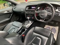 USED 2014 64 AUDI A5 2.0 TDI QUATTRO BLACK EDITION S/S 2d 174 BHP 2014/64reg 'LIMITED EDITION' AUDI A5 2.0 TDi 'BLACK EDITION' AUTOMATIC COUPE 2DR - FULL S-EMBOSSED HEATED BLACK LEATHER - ROTOR DESIGN ALLOY WHEELS - SATELLITE NAVIGATION - 2 FORMER KEEPERS - SERVICE HISTORY