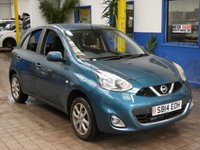 USED 2014 14 NISSAN MICRA 1.2 ACENTA 5d 79 BHP NICE TIDY EXAMPLE LOW MILEAGE CAZ AND ULEZ COMPLIANT