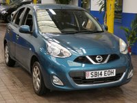 USED 2014 14 NISSAN MICRA 1.2 ACENTA 5d 79 BHP NICE TIDY EXAMPLE LOW MILEAGE CAZ AND ULEZ COMPLIANT