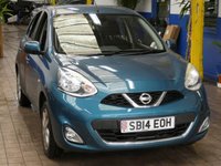 USED 2014 14 NISSAN MICRA 1.2 ACENTA 5d 79 BHP NICE TIDY EXAMPLE LOW MILEAGE CAZ AND ULEZ COMPLIANT