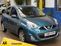 USED 2014 14 NISSAN MICRA 1.2 ACENTA 5d 79 BHP NICE TIDY EXAMPLE LOW MILEAGE CAZ AND ULEZ COMPLIANT