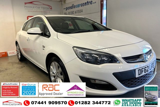 2013 62 Vauxhall Astra 1.4 ACTIVE 5d 98 BHP