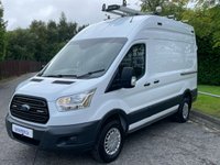 USED 2015 15 FORD TRANSIT 350 TDCi 155ps [ MOBILE WORKSHOP ] L2 H3 MWB HI/ROOF P/V  Invertor 240v / Night Heater / Work Bench