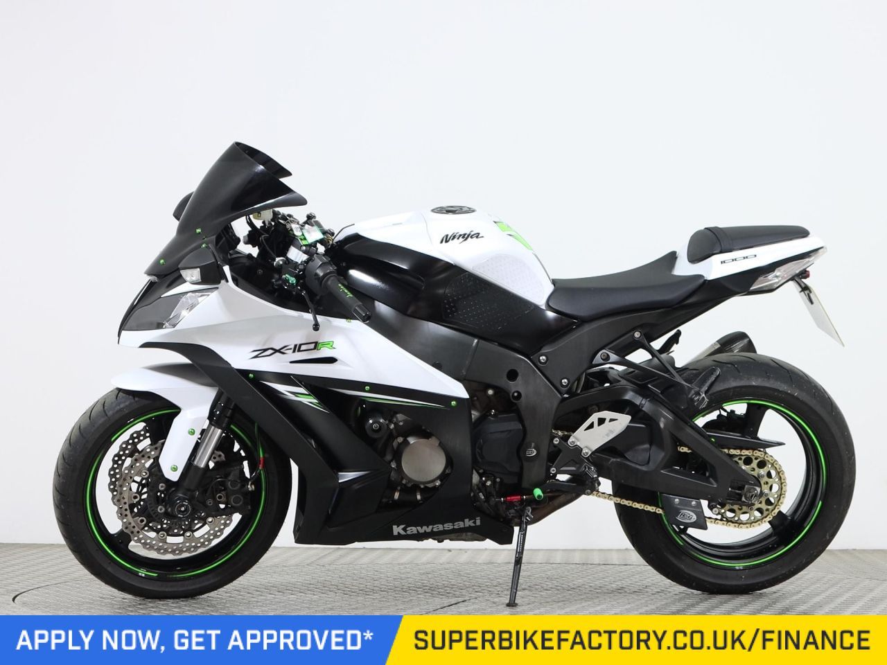 2014 KAWASAKI NINJA ZX-10R WHITE with 6600 miles - Used