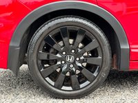 USED 2015 15 HONDA CIVIC 1.8 I-VTEC SR 5d 140 BHP PAN ROOF+BLACK LEATHER+CAMERA