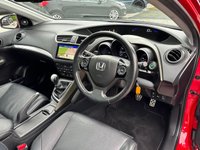 USED 2015 15 HONDA CIVIC 1.8 I-VTEC SR 5d 140 BHP PAN ROOF+BLACK LEATHER+CAMERA