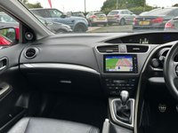 USED 2015 15 HONDA CIVIC 1.8 I-VTEC SR 5d 140 BHP PAN ROOF+BLACK LEATHER+CAMERA