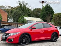 USED 2015 15 HONDA CIVIC 1.8 I-VTEC SR 5d 140 BHP PAN ROOF+BLACK LEATHER+CAMERA