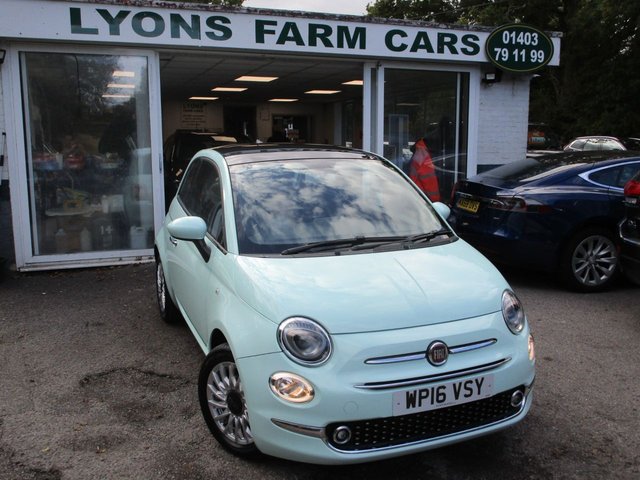 2016 16 Fiat 500 1.2 LOUNGE 3d 69 BHP NEW SHAPE
