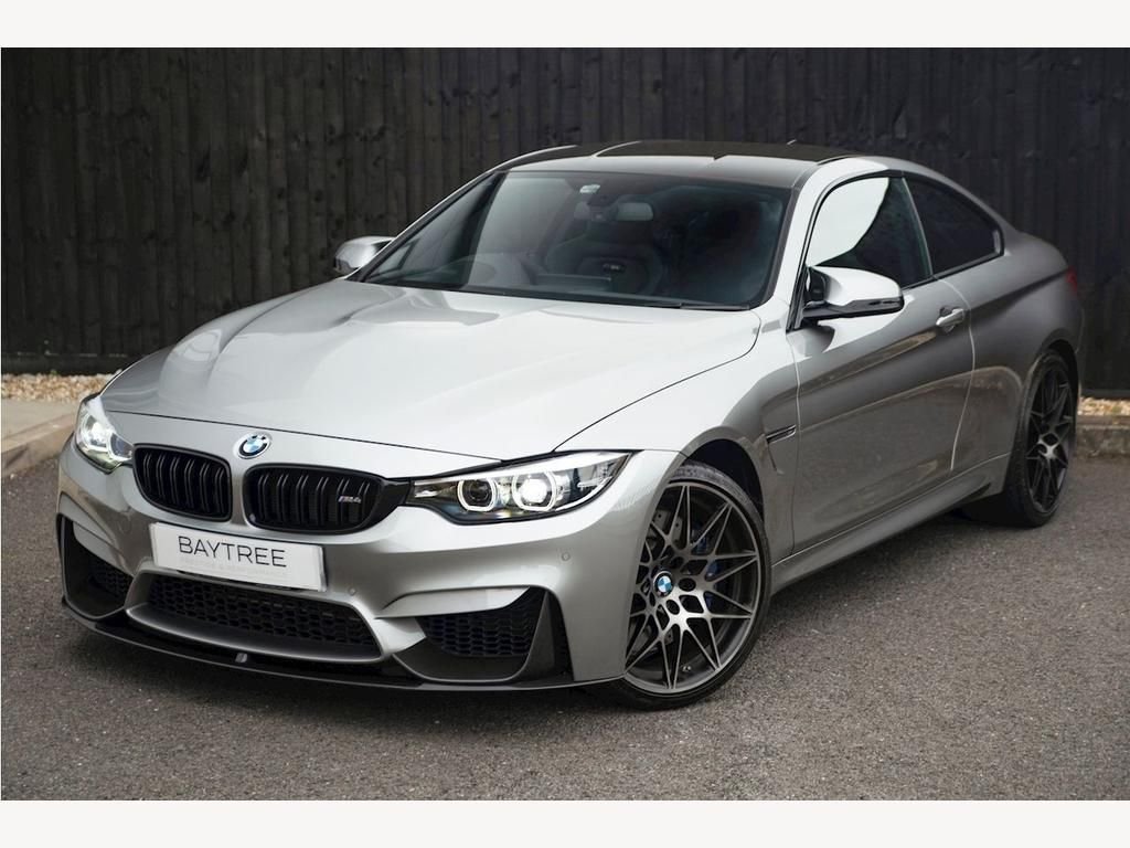 USED 2018 68 BMW M4 3.0 M4 COMPETITION PACKAGE 2d 444 BHP BMW INDIVIDUAL DONNINGTON GREY