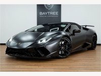 USED 2019 19 LAMBORGHINI HURACAN 5.2 LP 640-4 PERFORMANTE SPYDER SATIN PPF | WARRANTY | LIFT