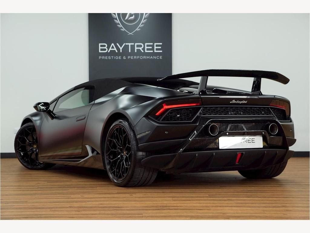 USED 2019 19 LAMBORGHINI HURACAN 5.2 LP 640-4 PERFORMANTE SPYDER SATIN PPF | WARRANTY | LIFT