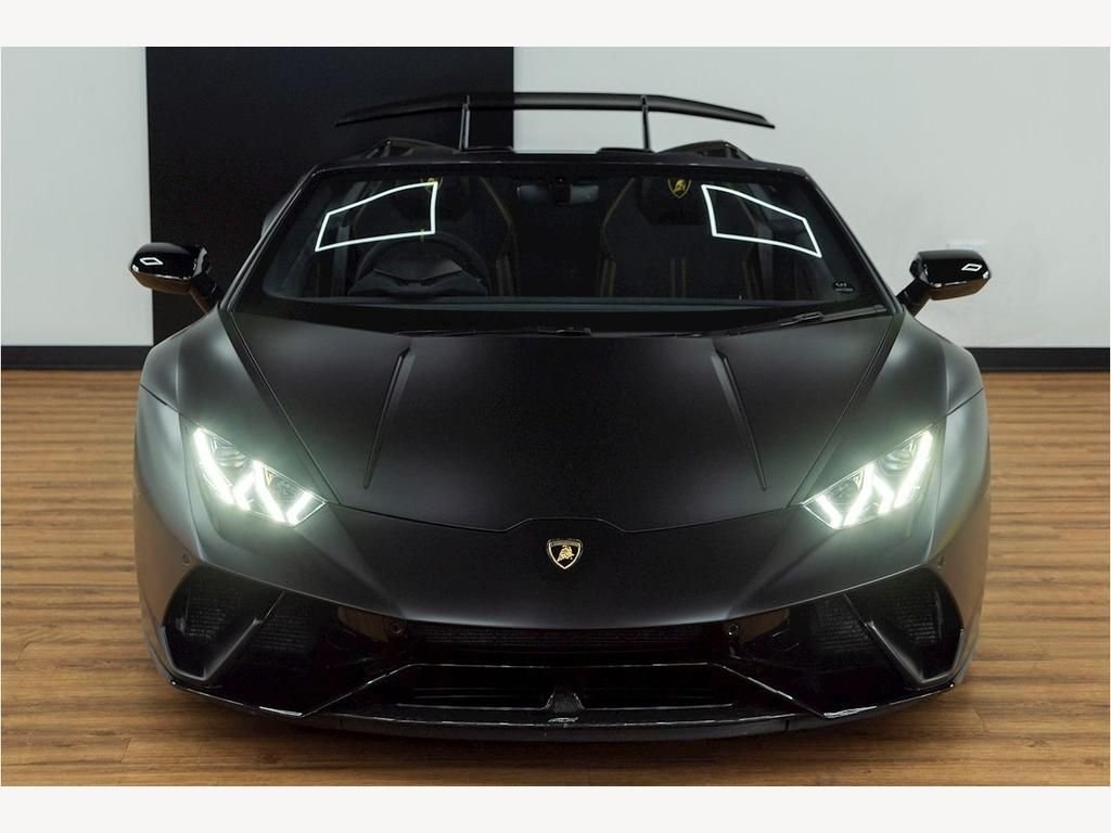 USED 2019 19 LAMBORGHINI HURACAN 5.2 LP 640-4 PERFORMANTE SPYDER SATIN PPF | WARRANTY | LIFT