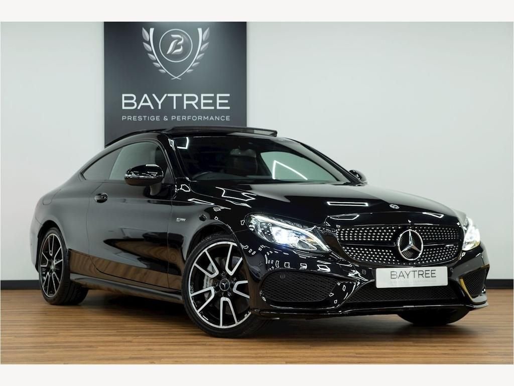 USED 2018 18 MERCEDES-BENZ C-CLASS 3.0 AMG C 43 4MATIC PREMIUM 2d 362 BHP NIGHT PACK | PAN ROOF