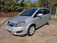USED 2012 12 VAUXHALL ZAFIRA 1.6 EXCLUSIV 5d 113 BHP 7 SEATER+++ 