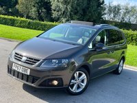 USED 2017 67 SEAT ALHAMBRA 2.0 TDI XCELLENCE 5d 148 BHP GLASS ROOF + SAT NAV + R CAMERA