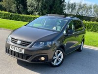 USED 2017 67 SEAT ALHAMBRA 2.0 TDI XCELLENCE 5d 148 BHP GLASS ROOF + SAT NAV + R CAMERA