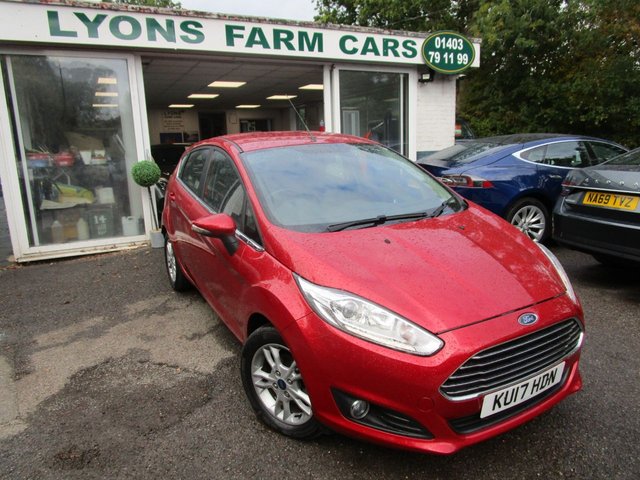 2017 17 Ford Fiesta 1.0 ZETEC 5d 99 BHP