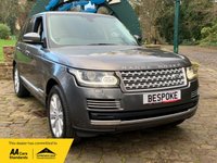 USED 2014 14 LAND ROVER RANGE ROVER 3.0 TDV6 VOGUE SE 5d 258 BHP BIG SPEC - 2014 RANGE ROVER VOGUE SE - FULL HEATED PREMIUM BLACK LEATHER - 2 FORMER KEEPERS - FULL J/L/R SERVICE HISTORY - SATELLITE NAVIGATION - COOLER BOX CENTRE CONSOLE -  8SPD AUTO DIESEL -