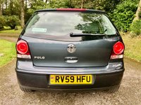 USED 2009 59 VOLKSWAGEN POLO 1.2 MATCH 5d 59 BHP ONLY 40,000 MILES WITH 1 LADY OWNER SINCE JAN 2011//X4 AIRBAGS//AIRCON//ALLOYS//LEATHER BOUND STEERING WHEEL AND HAND BRAKE//60/40 SPLIT REAR SEAT//X6 SERVICE HISTORY STAMPS//NEW BRAKES JUST RENEWED 59 BHP ONLY 40,000 MILES WITH 1 LADY OWNER SINCE JAN 2011//X4 AIRBAGS//AIRCON//ALLOYS//LEATHER BOUND STEERING WHEEL AND HAND BRAKE//60/40 SPLIT REAR SEAT//X6 SERVICE HISTORY STAMPS