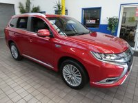 USED 2019 69 MITSUBISHI OUTLANDER 2.4 PHEV 4H 5d 207 BHP 4WD APP SAT NAV LEATHER CAMERA 1 OWNER EXCELLENT SERVICE HISTORY MITSUBISHI WARRANTY TILL DEC 2024 LONDON PCO COMPLIANT